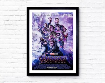 Avengers Endgame Movie Poster 0418 Sizes A4,A3,A2,A1