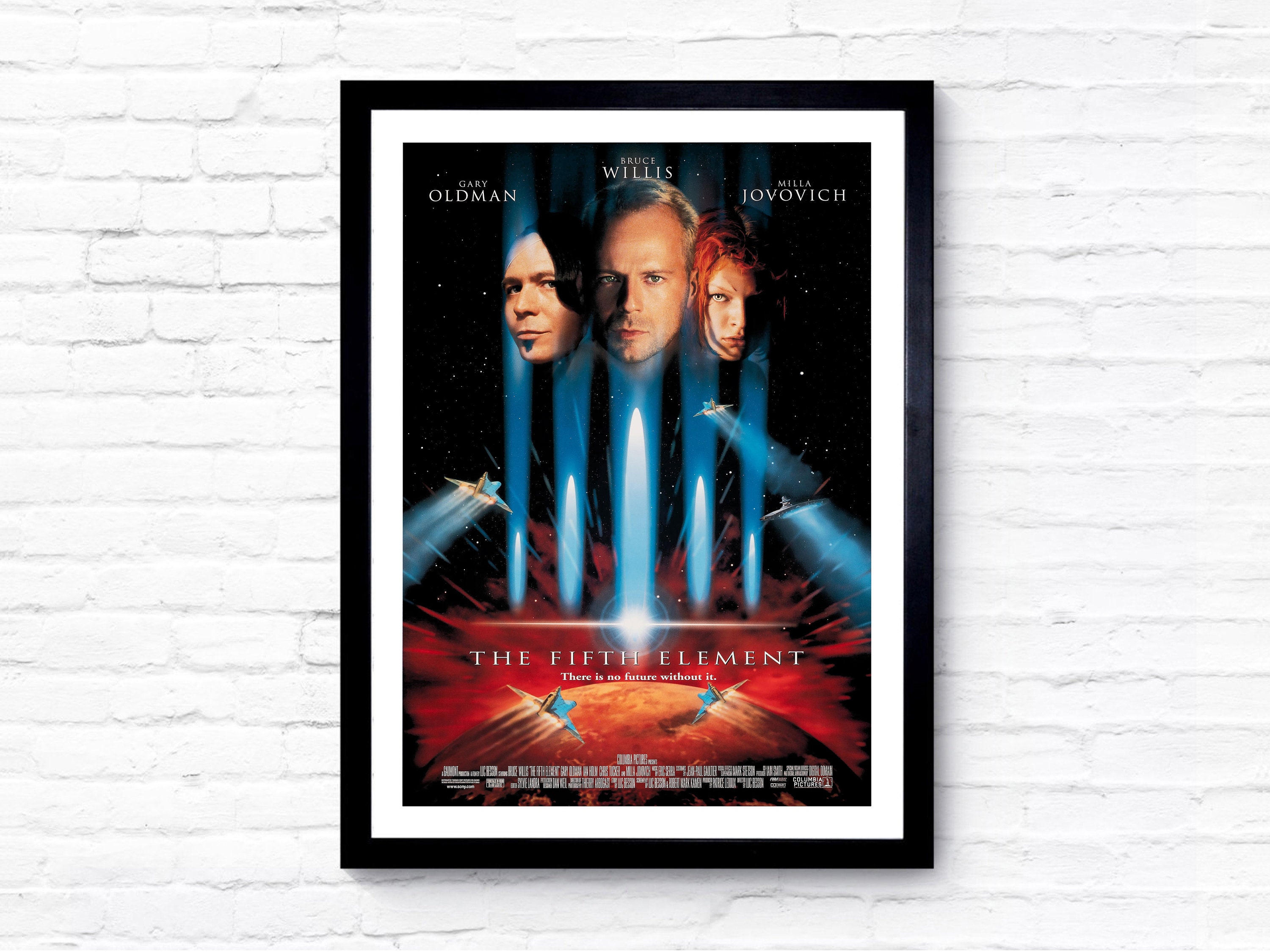 El quinto elemento 1997 Cartel de la película / Cartel de Etsy