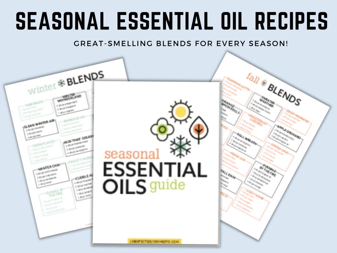 Essential Oil Recipes | Essential Oil Printables | Essential Oil ...