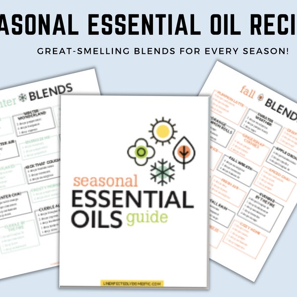 Essential Oil Recipes | Essential Oil Printables | Essential Oil Diffuser Blends |Essential Oil Recipe Book |Essential Oil Printable Planner