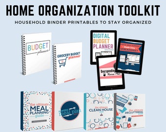 Household Binder Printable | Home Organization Binder | Home Management Binder | Home Maintenance Checklist | Home Organizer | Life Planner