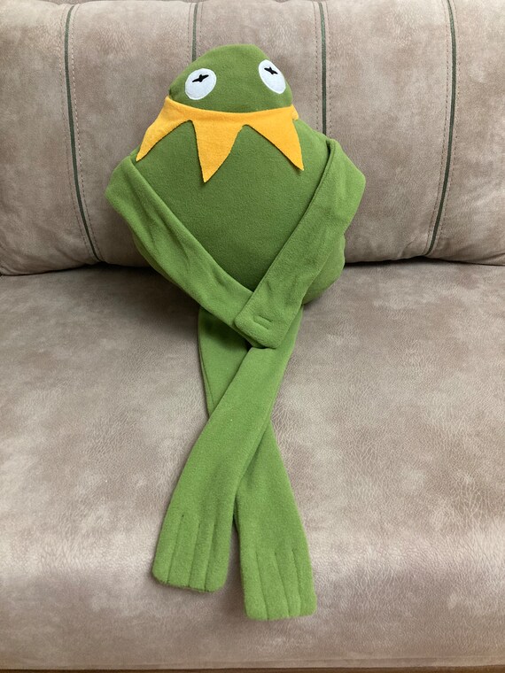 plush frog pillow
