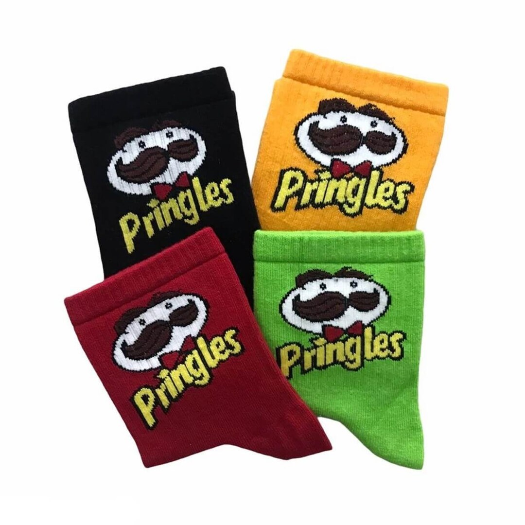 Pringles Socks Bundle Set 4 Pairs of Colourful Pringles - Etsy