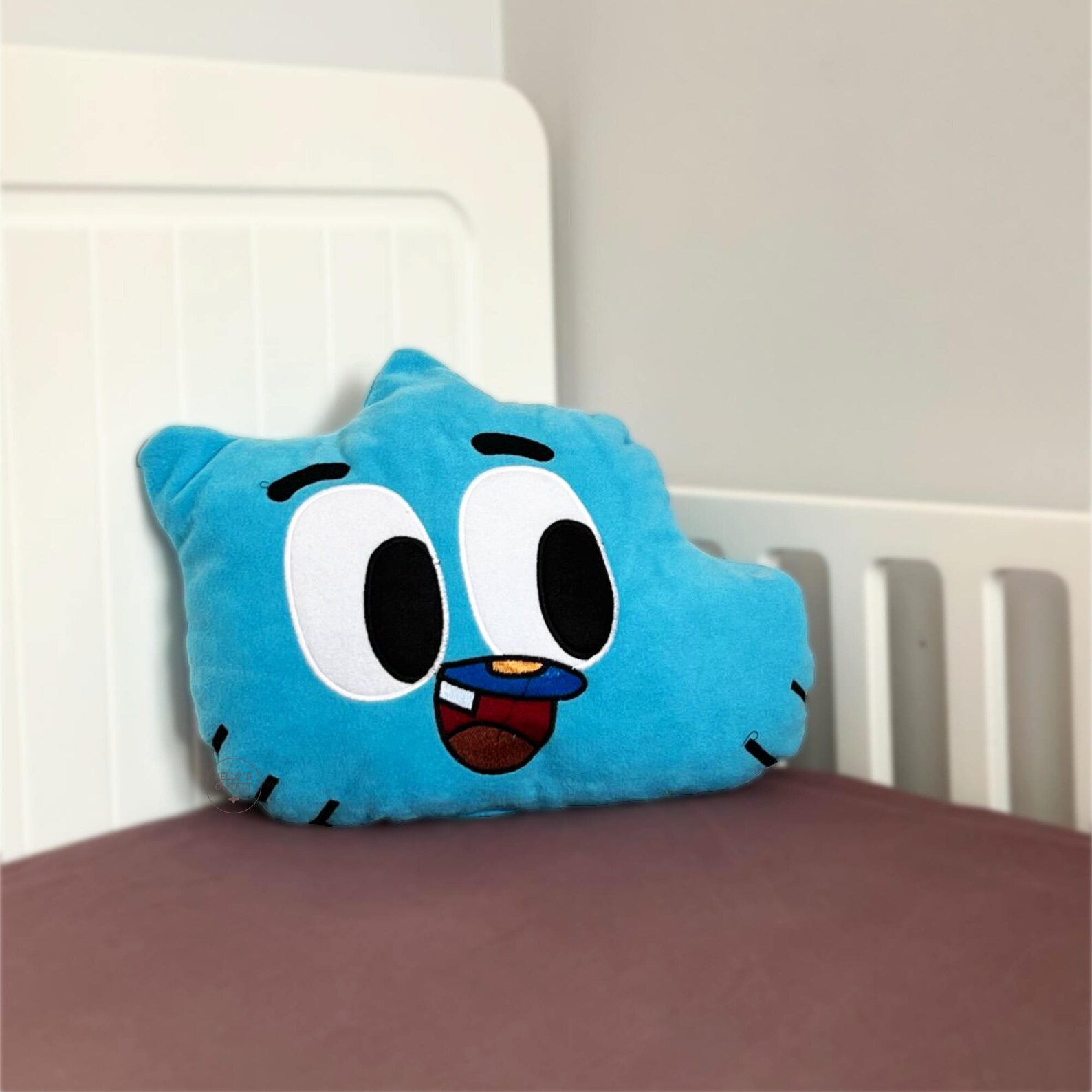 Gumball Pillow Darwin Cushion Cartoon Stuffie Gift Idea Etsy