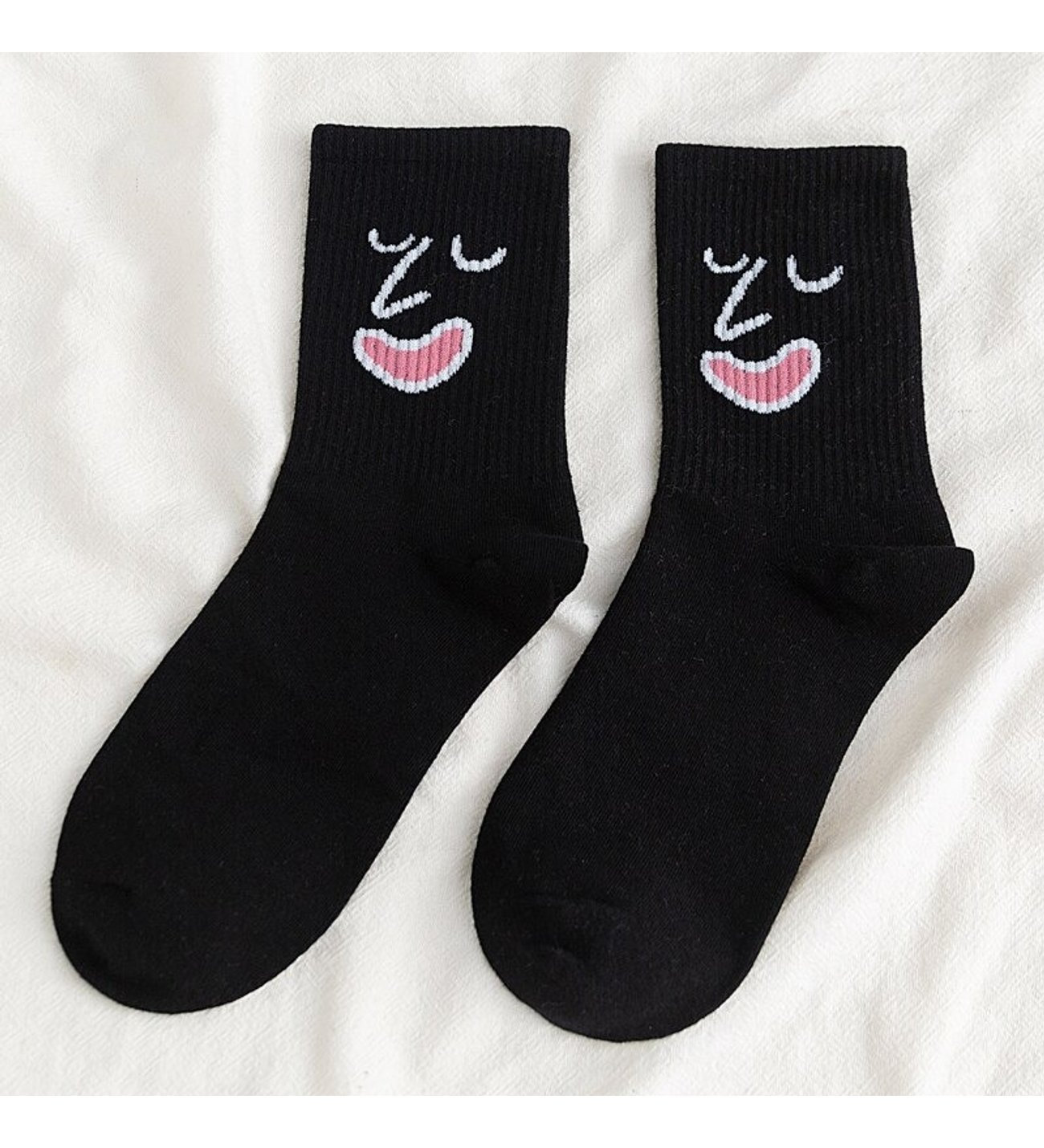 Smiley Face Socks Emoji Smile Everyday Mood Socks Happy Etsy Australia