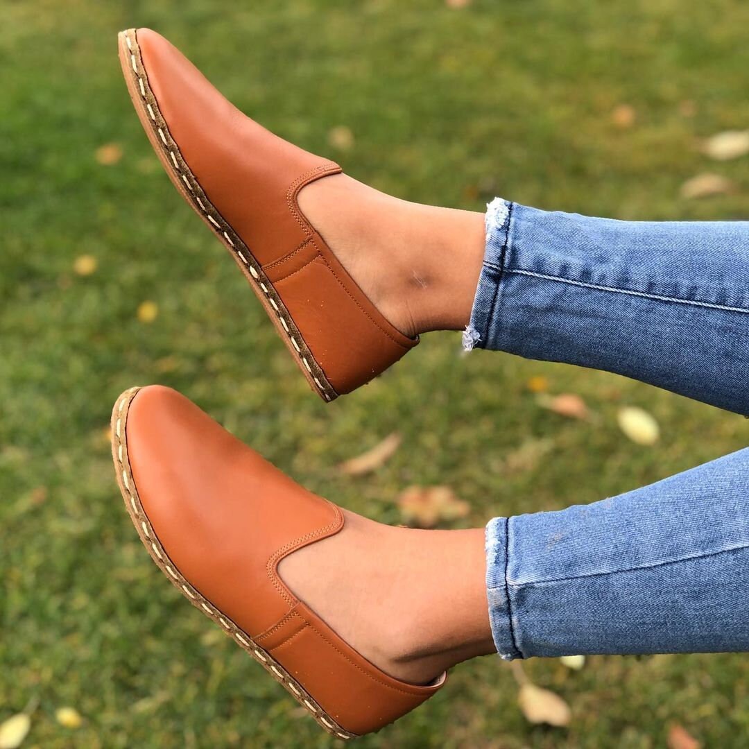 Women's Genuine Leather Barefoot Shoes 
