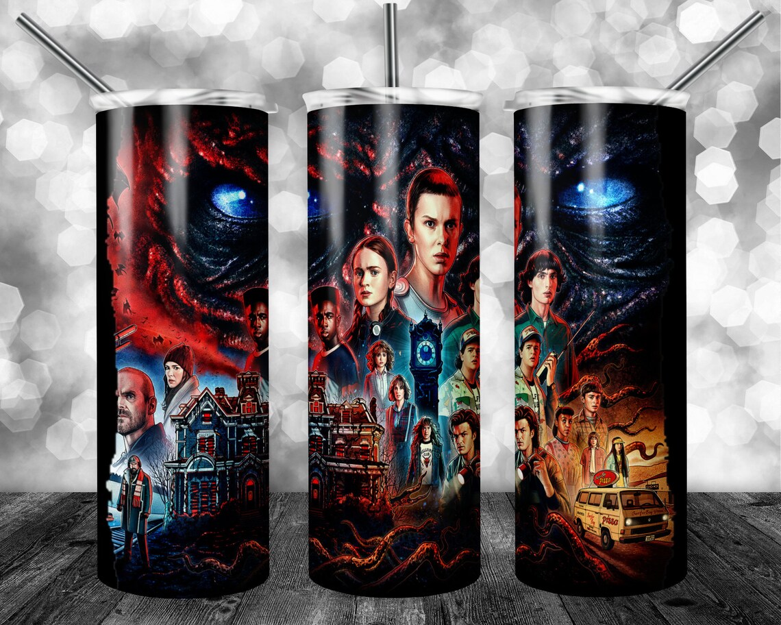 Stranger Things Tumbler Stranger Things Sublimated Tumbler Etsy Canada