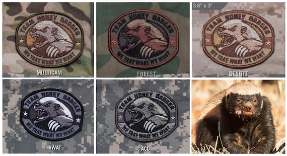 Honey Badger Patches 3.25 - Etsy