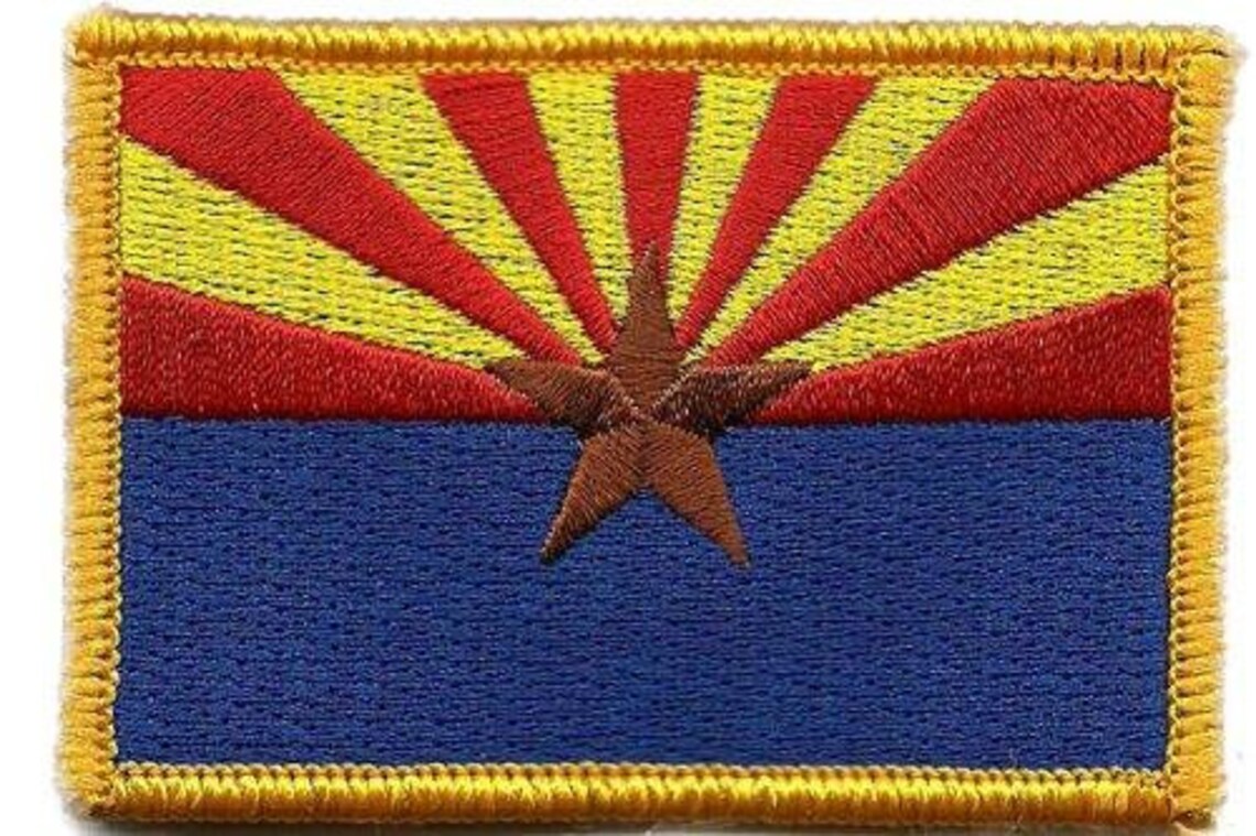 Arizona Phoenix State Patches 3x2 Tactical Morale Hook Etsy