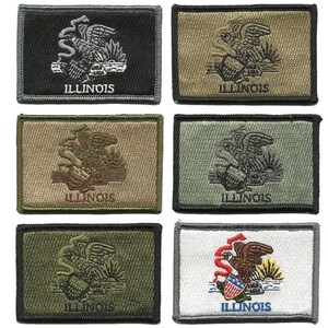 Hook Fastener Compatible Patch State Of Maine OLIVE DRAB 3x2" 