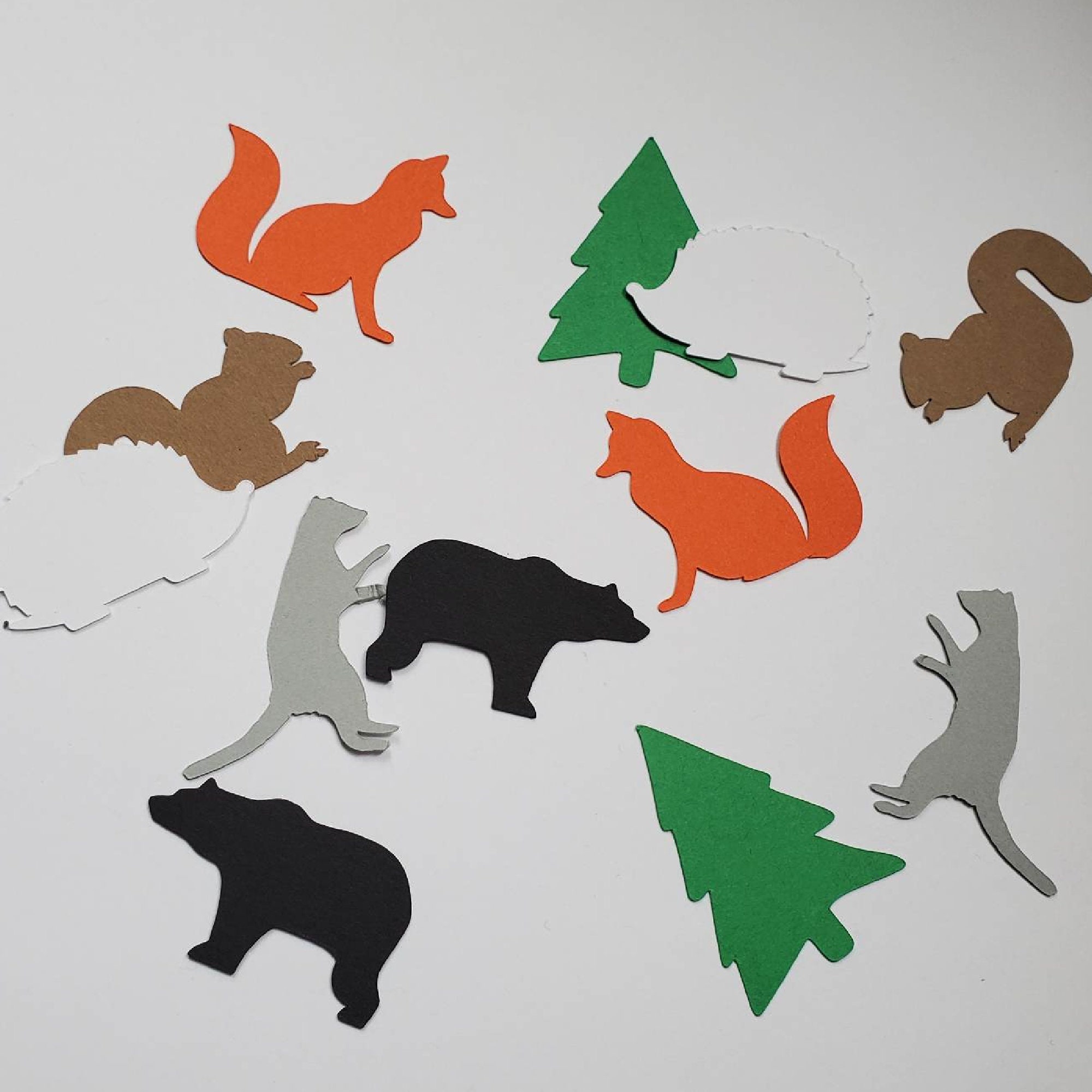 Woodland Party Confetti Woodland Table Scatter Woodland Animal Confetti Woodland Birthday Woodland Baby Shower