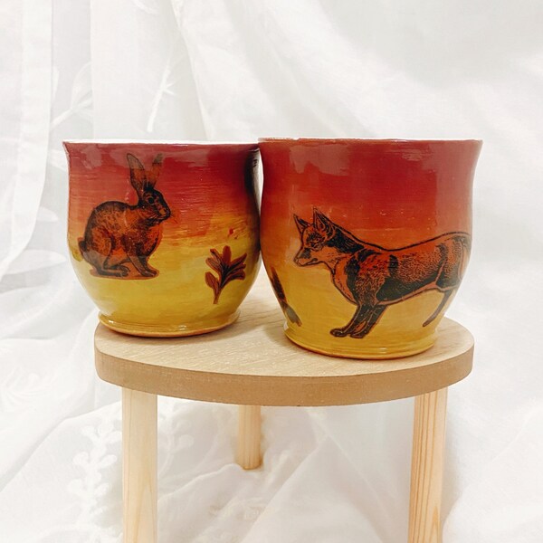 Ceramic Woodland Animals Etsy