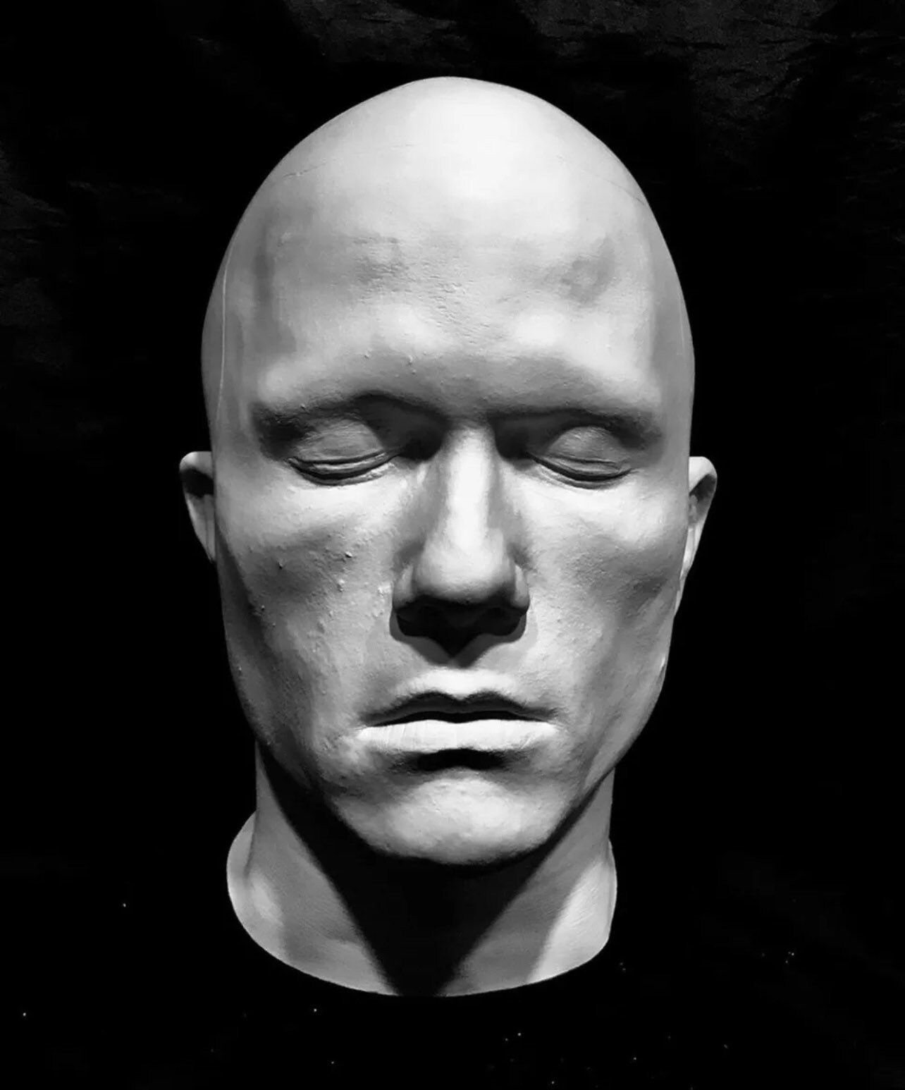 Heath Ledger Life Cast Face Cast in White Hydrocal Etsy