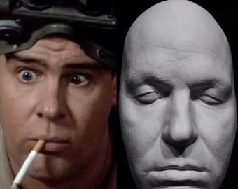 Dan Aykroyd Life Size Life Cast, Face Cast In White Hydrocal Plaster. SNL Cast, Ghostbusters, The Blues Brothers. Very Rare!!!