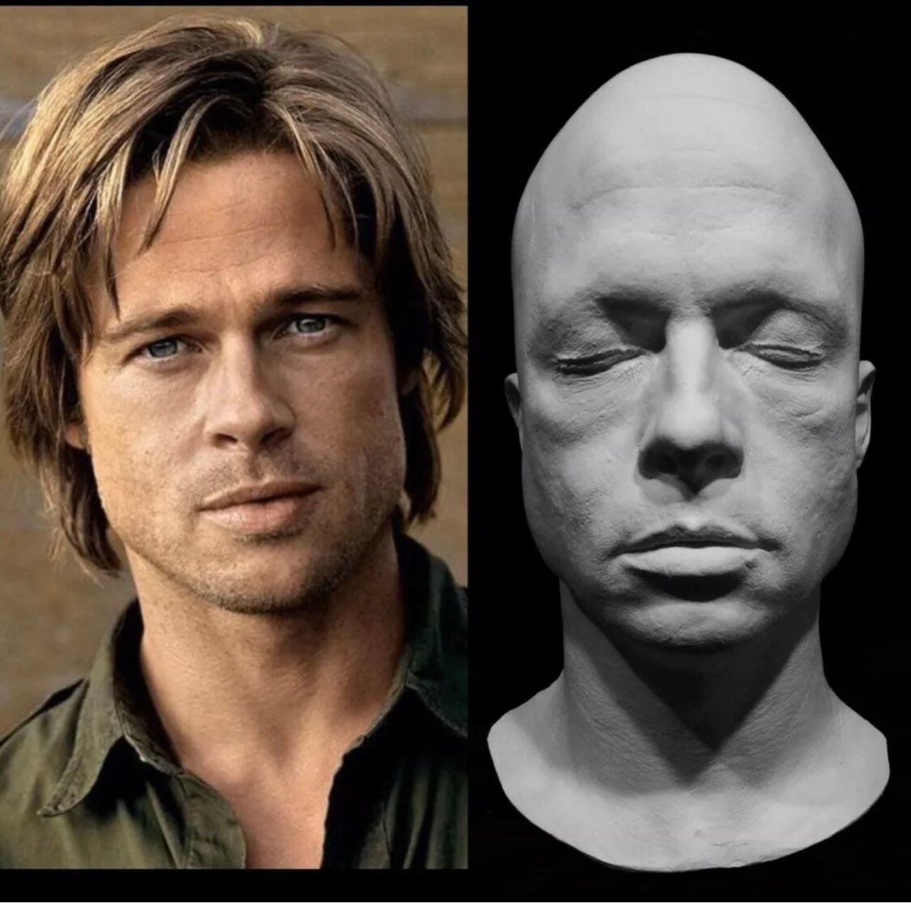 TOM CRUISE fait sur commande blanc en plastique lifemask vie fonte masque  Lifecast prop tête visage moule spécial fx maquillage film -  France