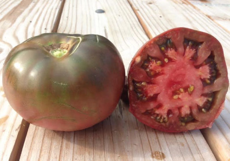 USA SELLER Black Seaman Tomato 25 seeds HEIRLOOM Solanum lycopersicum image 1