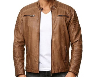 camel leather jacket price