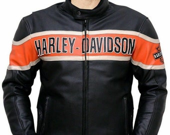 harley davidson letterman jacket