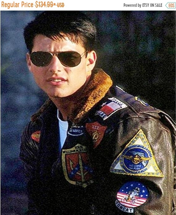 top gun leather jacket for sale