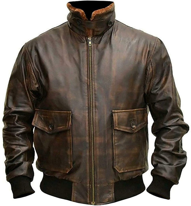Handmade G1 Military Bomber Jacket With Soft Napa Leather - Etsy