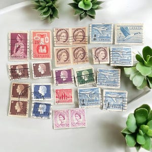 Vintage Canadian Stamp Lot