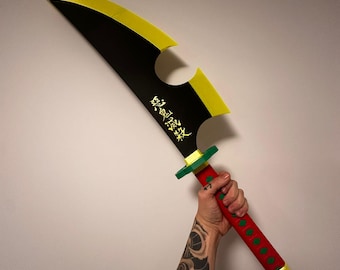 Tengen Uzui Nichirin Modelo 3D / Demon Slayer / Kimetsu no Yaiba / Cosplay / Espada de utilería