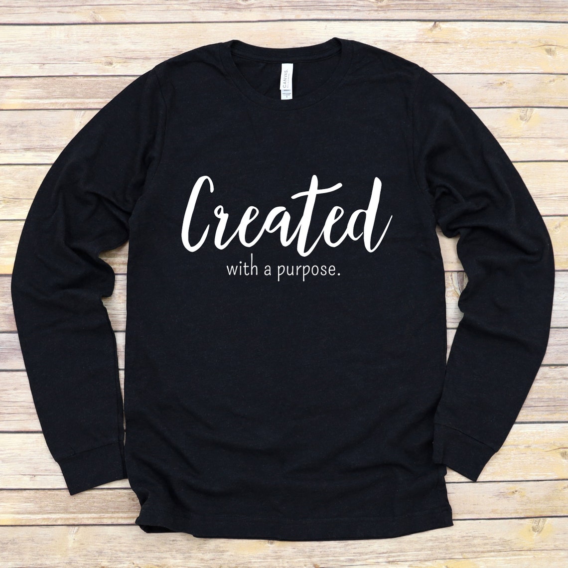 created with a purpose shirt