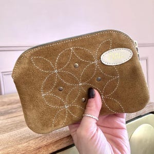 Women's compact leather wallet, passport, cards, coins | Made in France