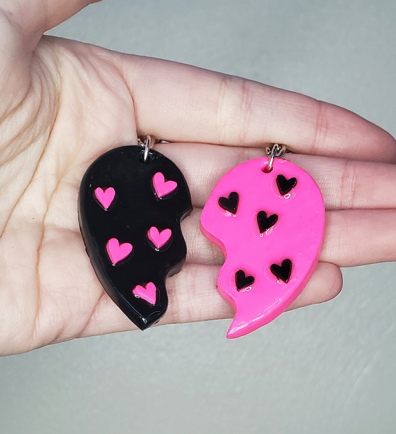 BFF Handmade Polymer Clay Keychain