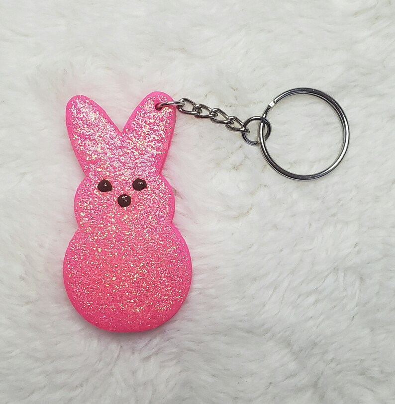 Bunny Peep Polymer Clay Charm