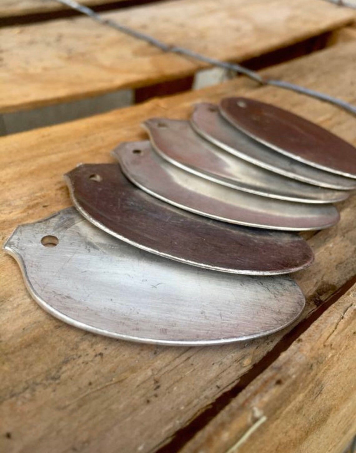 Flat Spoon Flat Vintage Spoons Blank Spoons for Stamping Old Etsy