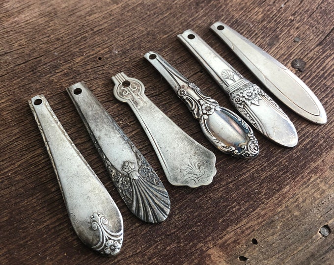 Silverware Handles, Spoon Ends, Blank Spoons, Spoon Rings, Vintage