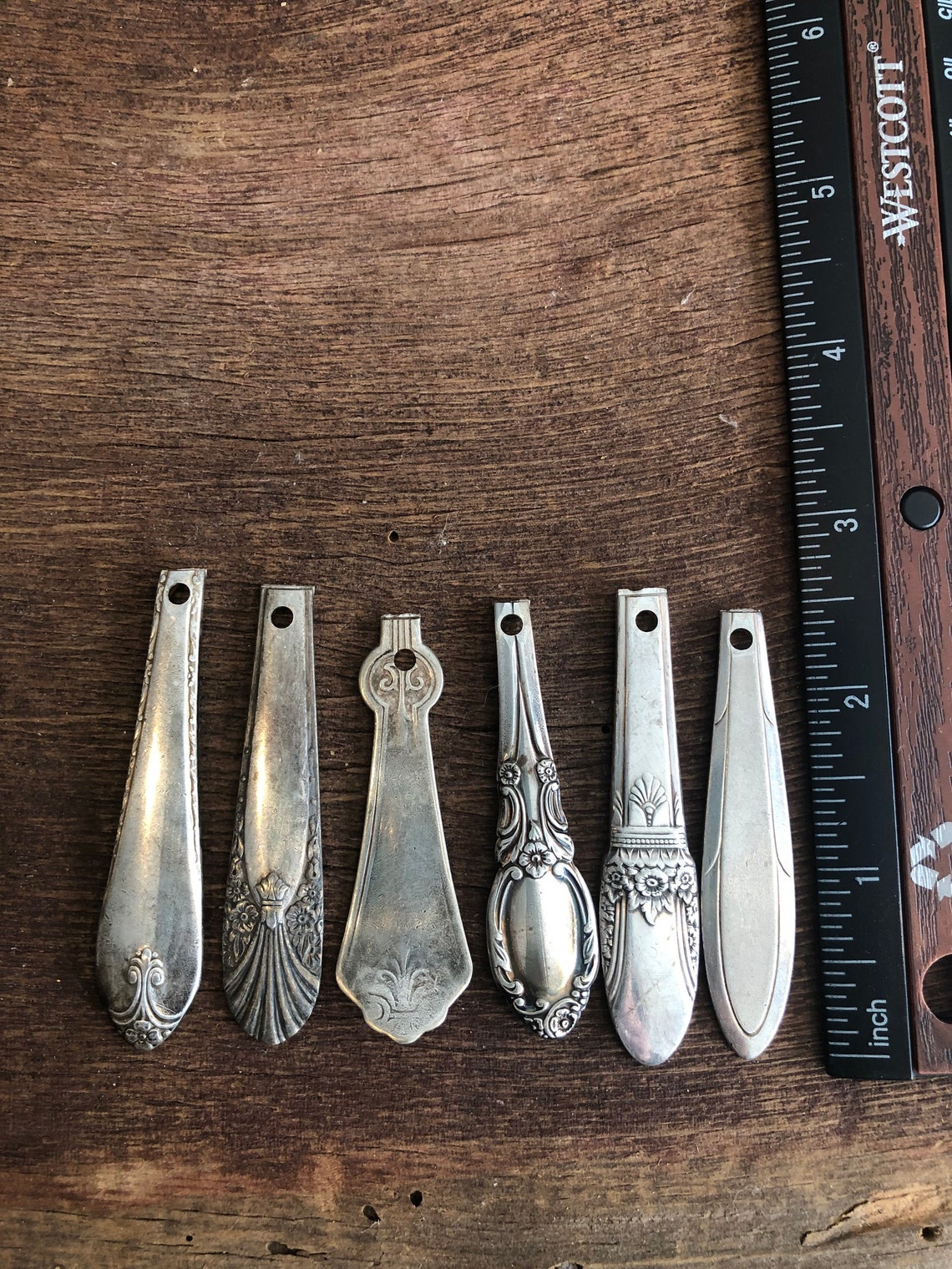 Silverware Handles, Spoon Ends, Blank Spoons, Spoon Rings, Vintage ...
