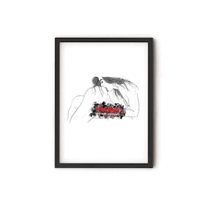 Tossing the salad - Smut Print