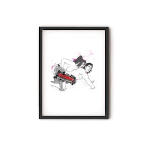 Peg him - Smut Print