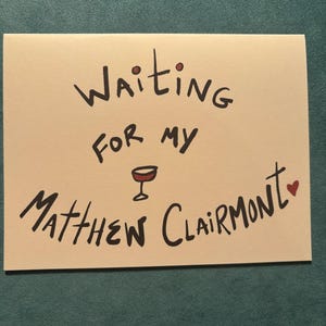 Matthew Clairmont, A Discovery of Witches, All Souls Series, Wine, Blank