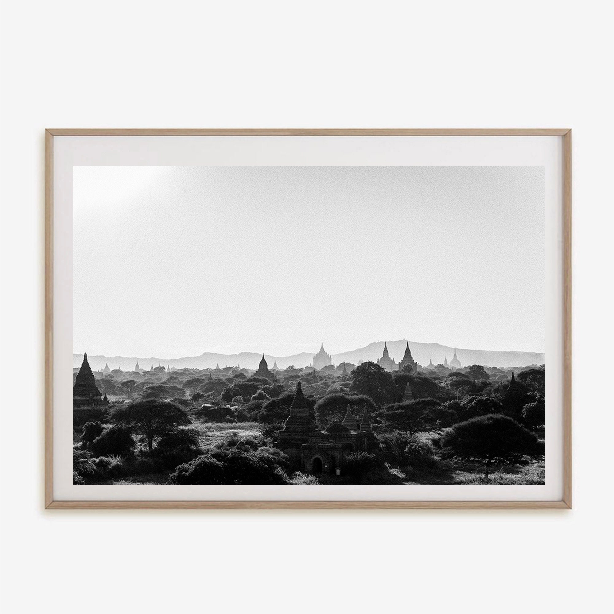 Myanmar Travel Photo/Bw Print Wall Decor Poster Fine Art Poster