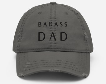 "Awesome Like My Daughter" Dad Hat - Funny Father's Day Gift From Daughter, Adjustable Black Baseball Cap - View #2