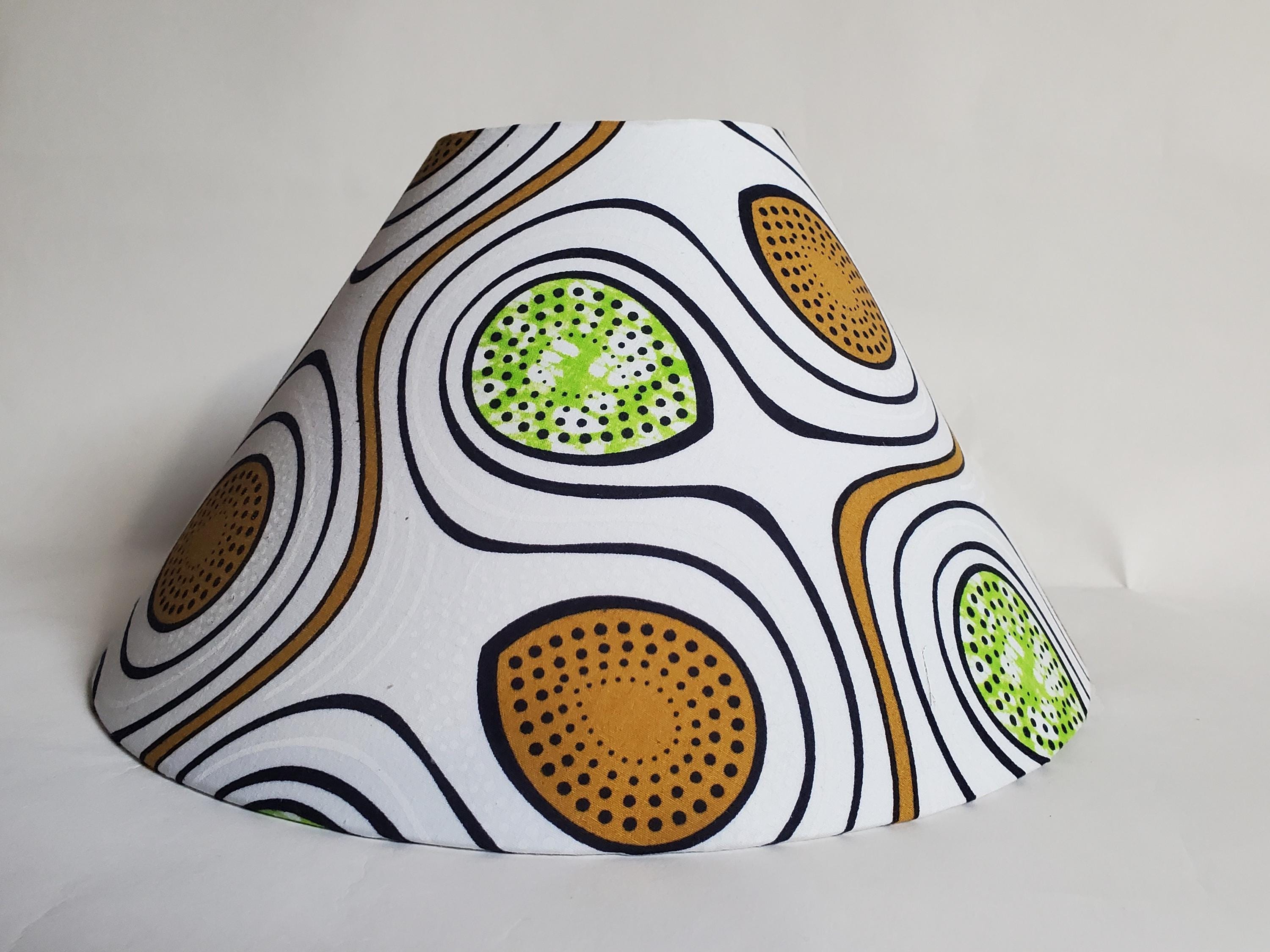 Abat-jour pour suspension cône en tissu et raphia .38cm Eglo, Tabley 2