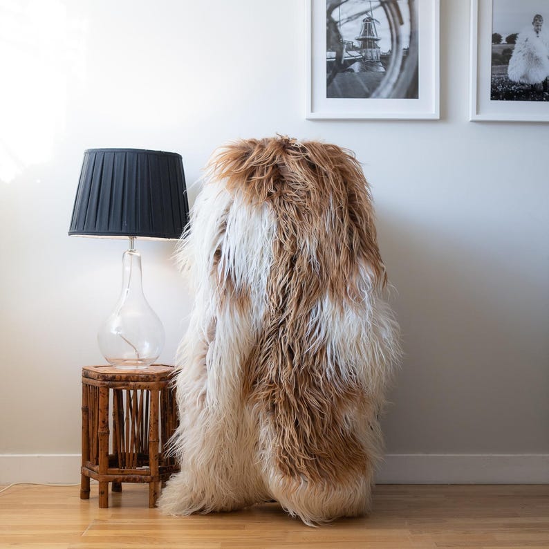 Draped Rugs XL Curly Sheepskin Rug, Icelandic Sheepskin - Etsy