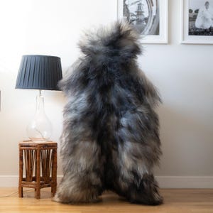 thumbnail image 2 of Provellus Eco Sheepskin Rug – Burgundy Red – Genuine Sheepskin Fur – Made In Germany – L-XXL 2 of 3