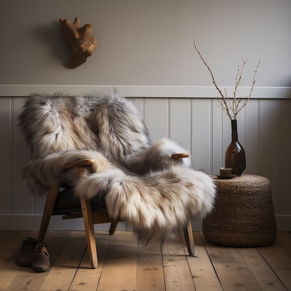 XXL Sheepskin rug, Icelandic sheepskin, hide, skinfur