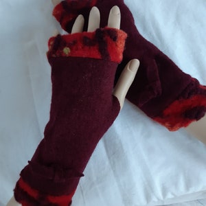 Pulse warmer, arm warmers made of wool