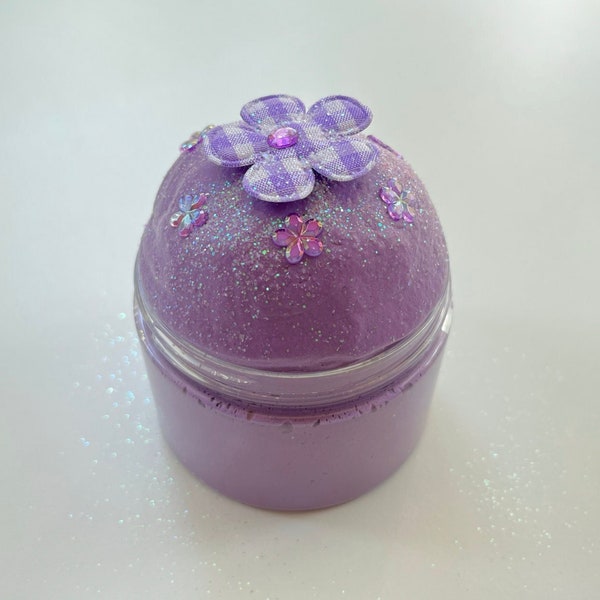 LILAC DREAM butter slime, scented, NO borax slime