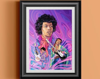 JIMI HENDRIX, The Jimi Hendrix Experience Art Print