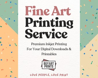 Fine Art Giclée Printing Service | Print My Digital File | Archival Paper Options | Wall Art & Home Décor | Fast Dispatch | A4 A3 8x10 11x14