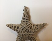 Wicker hanging star