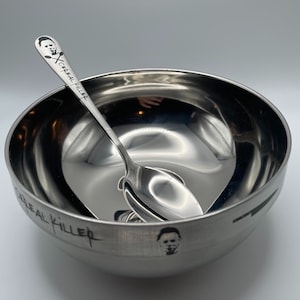 Creepy and Unique Michael Myers Cereal Killer Bowl - Perfect for Horror Fans
