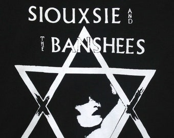 Siouxsie and the Banshees Fun Logo Shirt Pick Size Color
