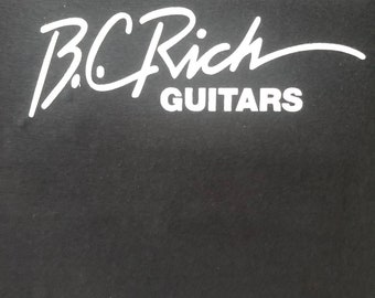 BC Rich Guitar Logo Shirt Pick Size Color Guitars